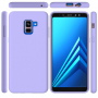 Etui silikonowe Liquid do Samsung Galaxy A8 Plus (2018) - fioletowe
