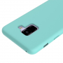 Etui silikonowe Liquid do Samsung Galaxy A8 (2018) - turkusowe