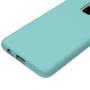 Etui silikonowe Liquid do Samsung Galaxy A8 (2018) - turkusowe