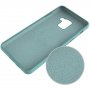 Etui silikonowe Liquid do Samsung Galaxy A8 (2018) - turkusowe