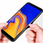 Nxe etui szklane do Samsung Galaxy J6 Plus - niebiesko-fioletowe