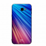 Nxe etui szklane do Samsung Galaxy J4 Plus - niebiesko-fioletowe