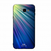 Nxe etui szklane do Samsung Galaxy J4 Plus - zielono-niebieskie