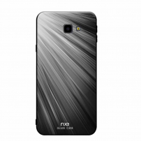Nxe etui szklane do Samsung Galaxy J4 Plus - szare