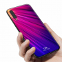 Nxe etui szklane do Samsung Galaxy A7 (2018) - różowo-niebieskie