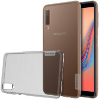 Nillkin Nature etui plastikowe do Samsung Galaxy A7 (2018) - szare
