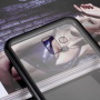 Etui z ramką magnetyczną i szkłem hartowanym do Samsung Galaxy J6 Plus - czarne