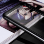 Etui z ramką magnetyczną i szkłem hartowanym do Samsung Galaxy J6 Plus - czarne