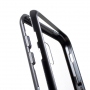 Etui z ramką magnetyczną i szkłem hartowanym do Samsung Galaxy J6 Plus - czarne