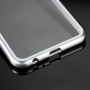 Etui z ramką magnetyczną i szkłem hartowanym do Samsung Galaxy J6 Plus - srebrne