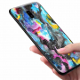 Nxe etui plastikowe abstrakcja ciemna do Samsung Galaxy J6 Plus - kolorowe