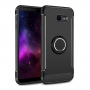 Etui z teksturą szlifowaną i uchwytem do Samsung Galaxy J4 Plus - czarne