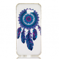Etui plastikowe niebieski łapacz snów do Samsung Galaxy J4 Plus - przezroczyste