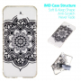 Etui plastikowe mandala do Samsung Galaxy J4 Plus - przezroczyste