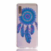 Etui plastikowe łapacz snów do Samsung Galaxy A7 (2018) - przezroczyste