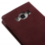 Goospery Blue Moon pokrowiec flip do Samsung Galaxy J5 (2016) - bordowy