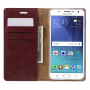 Goospery Blue Moon pokrowiec flip do Samsung Galaxy J5 (2016) - bordowy