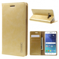 Goospery Blue Moon pokrowiec flip do Samsung Galaxy J5 (2016) - złoty