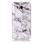 Etui plastikowe marmur do Samsung Galaxy J5 (2016) - białe