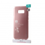 Goospery Metallic etui plastikowe do Samsung Galaxy S8 Plus - różowo-złote