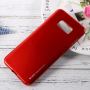 Goospery Metallic etui plastikowe do Samsung Galaxy S8 - czerwone