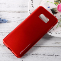 Goospery Metallic etui plastikowe do Samsung Galaxy S8 - czerwone