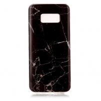 Etui plastikowe marmur do Samsung Galaxy S8 - czarne
