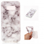 Etui plastikowe marmur do Samsung Galaxy S8 - białe