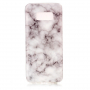Etui plastikowe marmur do Samsung Galaxy S8 - białe