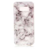 Etui plastikowe marmur do Samsung Galaxy S8 - białe