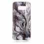 Etui plastikowe marmur do Samsung Galaxy S8 - szare