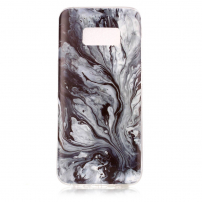 Etui plastikowe marmur do Samsung Galaxy S8 - szare