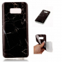 Etui plastikowe marmur do Samsung Galaxy S8 Plus - czarne