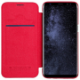 Nillkin Qin pokrowiec skórzany flip do Samsung Galaxy S8 - czerwony