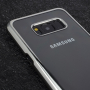 Goospery etui przezroczyste z ramką do Samsung Galaxy S8 Plus - srebrne