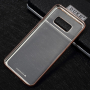 Goospery etui przezroczyste z ramką do Samsung Galaxy S8 Plus - różowo-złote