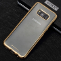 Goospery etui przezroczyste z ramką do Samsung Galaxy S8 Plus - złote