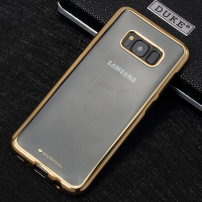 Goospery etui przezroczyste z ramką do Samsung Galaxy S8 Plus - złote