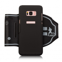 Pokrowiec sportowy na rękę do Samsung Galaxy S8 - czarny