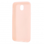 Etui plastikowe Frosted matowe do Samsung Galaxy J7 (2017) - różowe