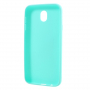 Etui plastikowe Frosted matowe do Samsung Galaxy J7 (2017) - turkusowe