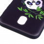 Etui plastikowe panda do Samsung Galaxy J5 (2017) - czarne