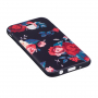 Etui plastikowe róże do Samsung Galaxy J5 (2017) - czarne