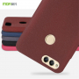 Mofi etui plastikowe matowe do Honor 7X - bordowe