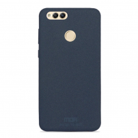 Mofi etui plastikowe matowe do Honor 7X - niebieskie