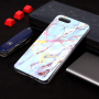 Etui plastikowe marmur do Honor 7S - niebieskie