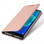 Dux Ducis Skin Pro pokrowiec skórzany flip do Honor 7S - różowo-złoty