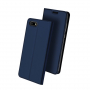 Dux Ducis Skin Pro pokrowiec skórzany flip do Honor 7S - ciemnoniebieski