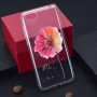 Etui plastikowe kwiat do Honor 7S - przezroczyste