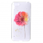 Etui plastikowe kwiat do Honor 7S - przezroczyste